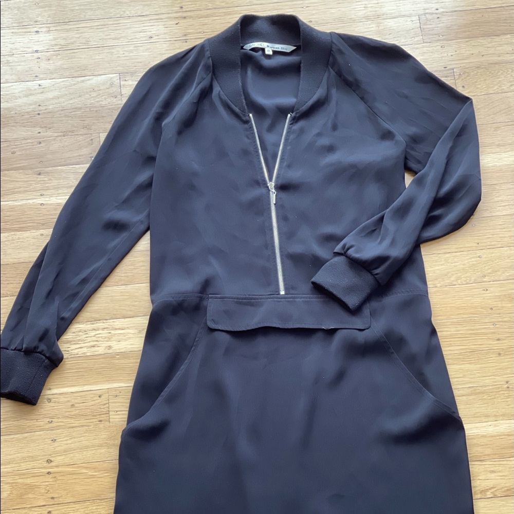 Rachel Roy | Blk Lightweight Long Sleeve Dress| XS